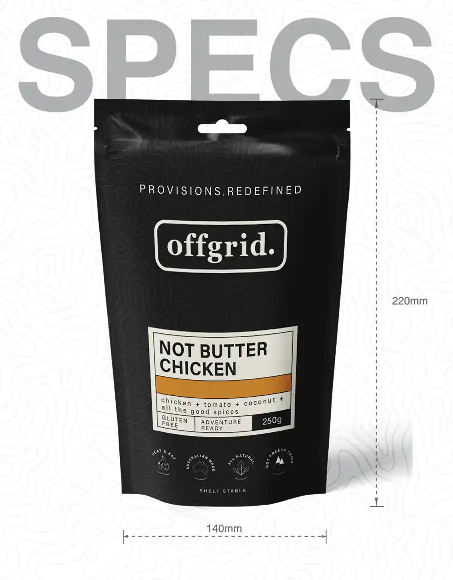 Offgrid Not Butter Chicken 250g Heat & Eat Meal