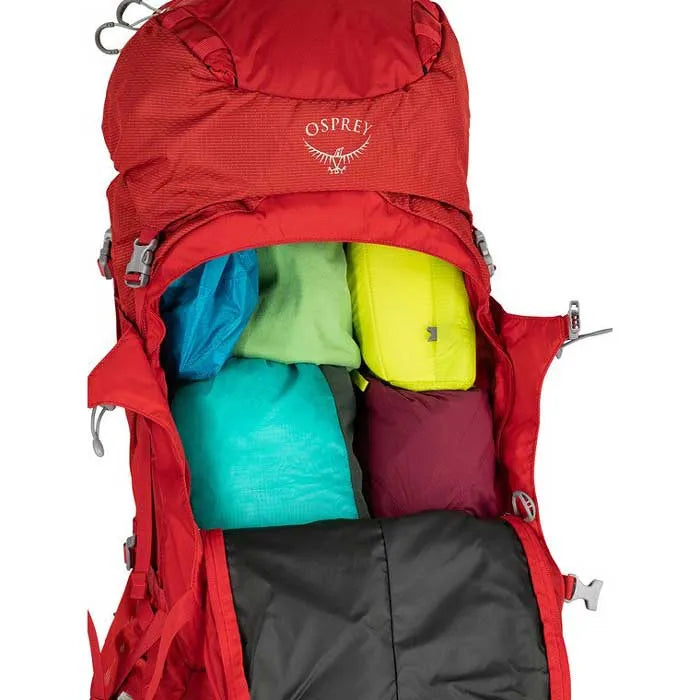 osprey ariel 60 liter backpack Osprey Ariel Plus 60 Litre Womens Hiking Backpack