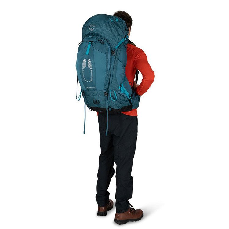 Osprey Atmos AG 65 Litre Mens Hiking Backpack - Venturi Blue