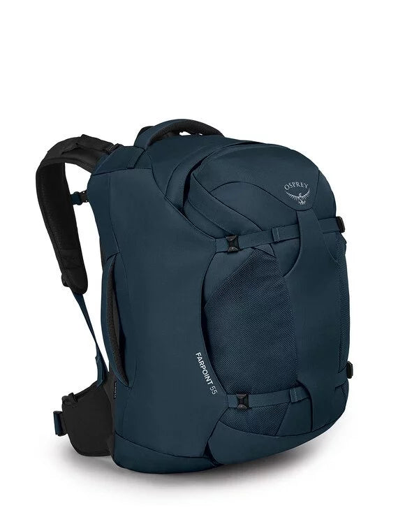 Osprey Farpoint 55L Mens Travel Backpack Colour Muted Space Blue