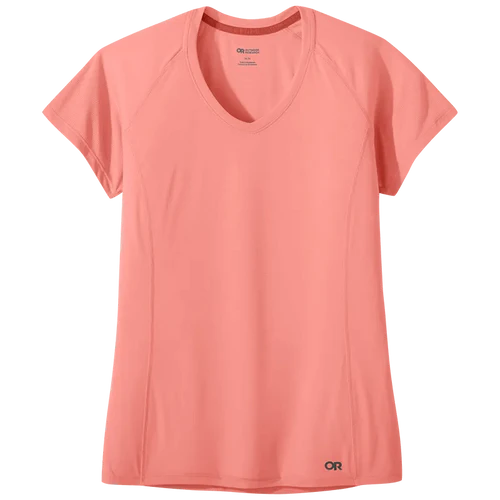 Outdoor Research Echo Womens Short Sleeve T Shirt Colour Guava