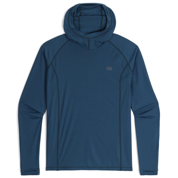 Outdoor Research Echo Mens Long Sleeve Hooded Top 1 Colour Harbor