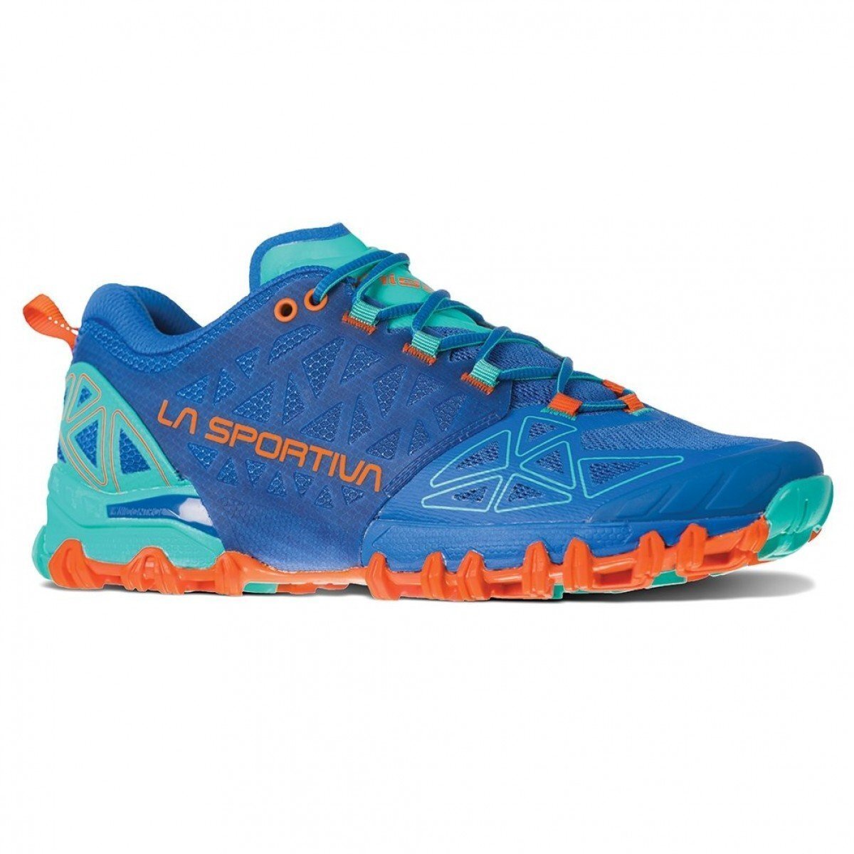 La Sportiva Bushido II Womens Trail Running Shoe - Marine Blue/Aqua