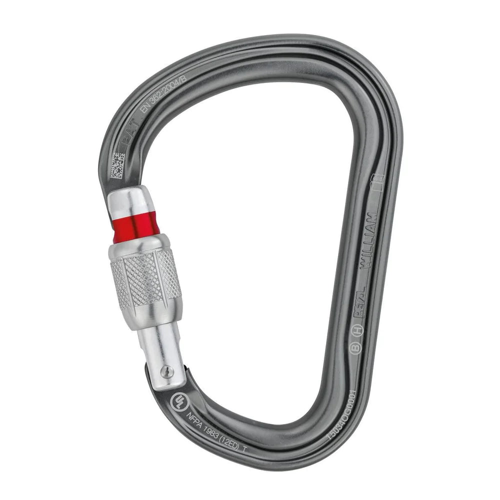 Petzl William Screw Gate Industrial Carabiner