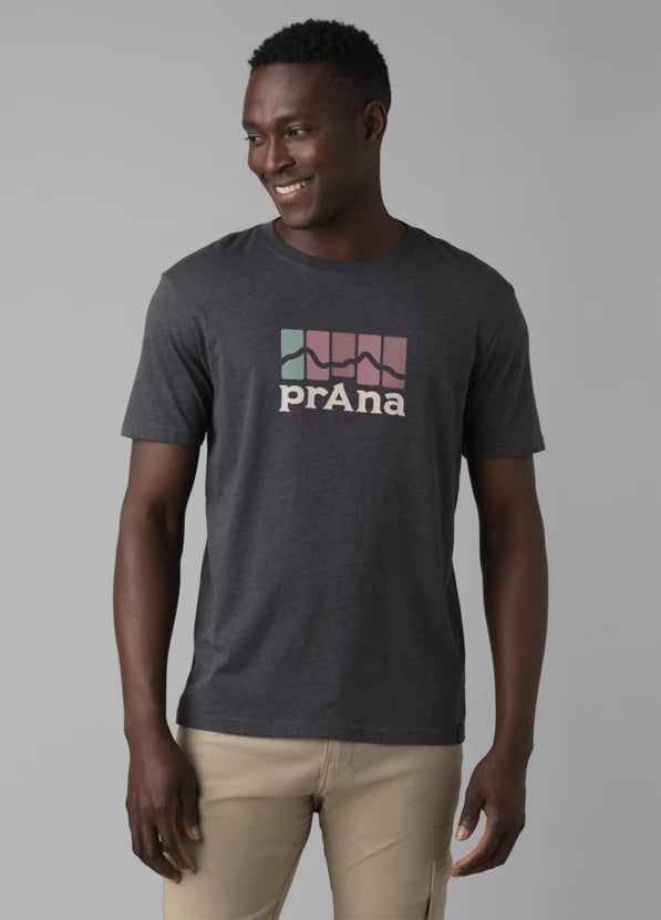 prAna Mountain Maven Mens Short Sleeve Slim T-Shirt