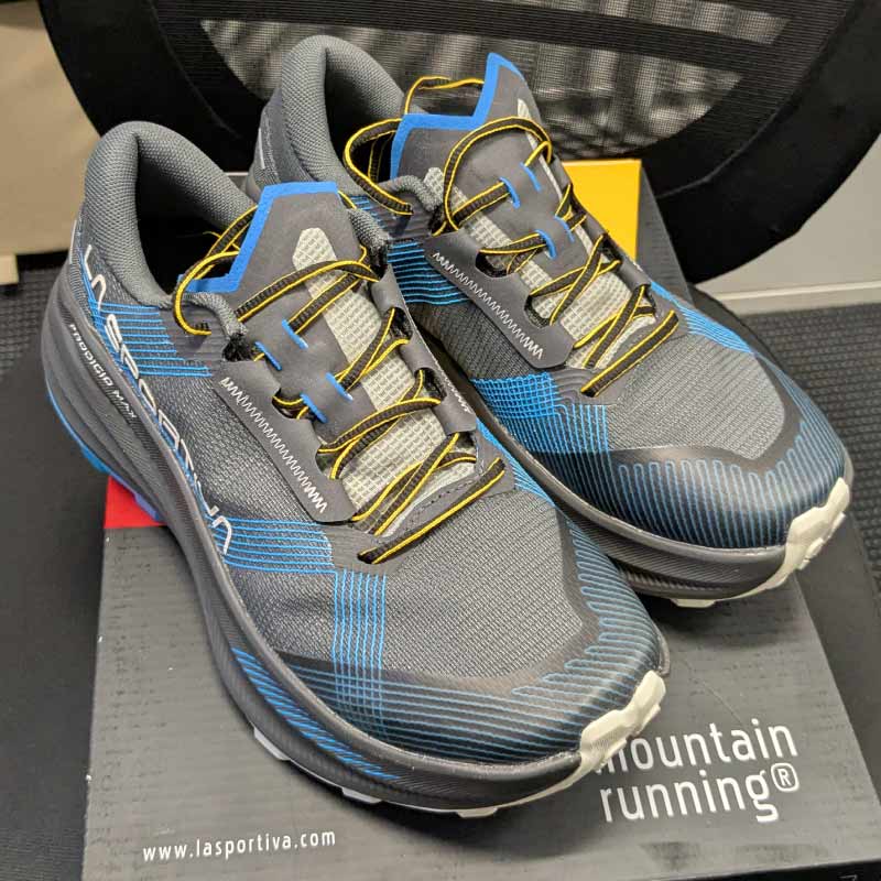 La Sportiva Prodigio Max Womens Trail Running Shoe - Grey/Chalk