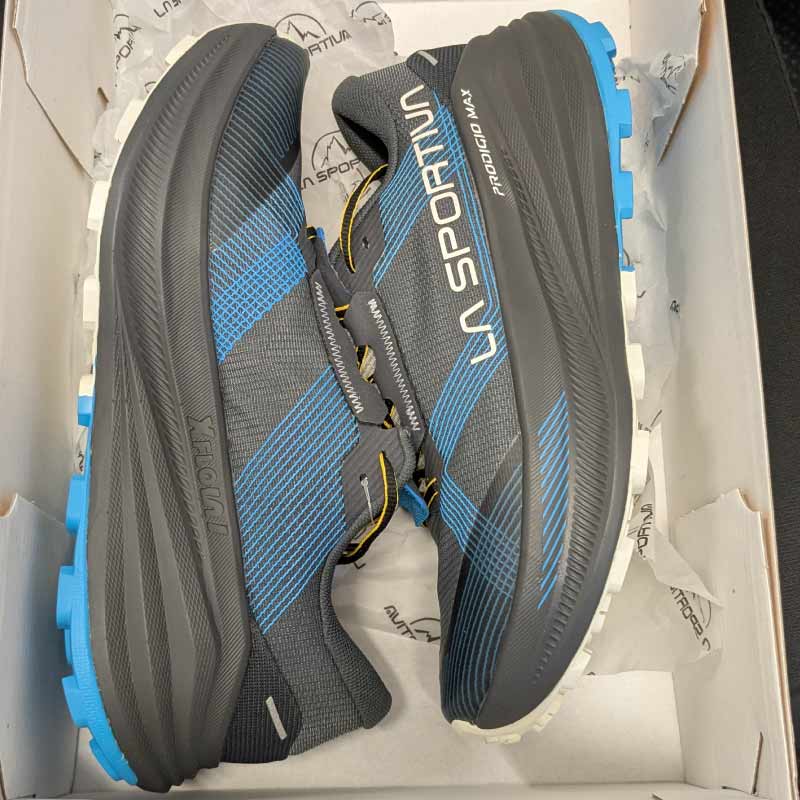 La Sportiva Prodigio Max Womens Trail Running Shoe - Grey/Chalk