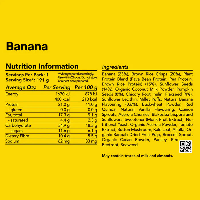 Radix Nutrition Original Breakfast - 400Kcal