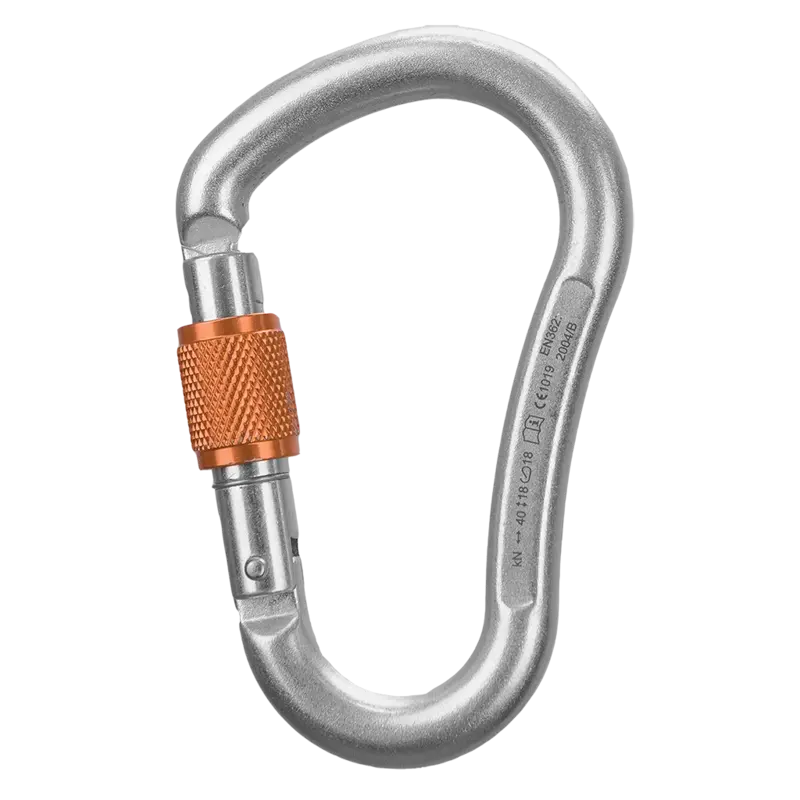 Rock Empire Magnum Steel Screw Lock Climbing Carabiner
