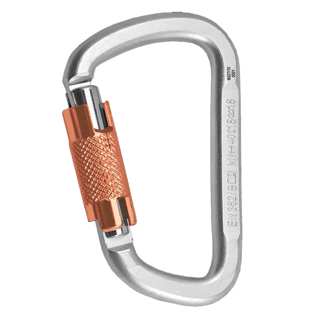 Rock Empire Steel Carabiner D KL-2T Twist Lock Climbing Carabiner