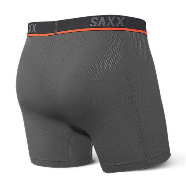 SAXX Kinetic HD Light-Compression Mesh Boxer Brief - Graphite