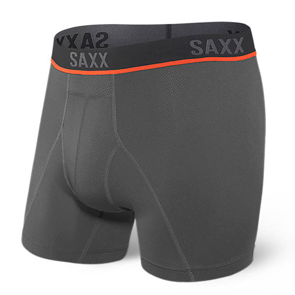 SAXX Kinetic HD Light-Compression Mesh Boxer Brief - Graphite