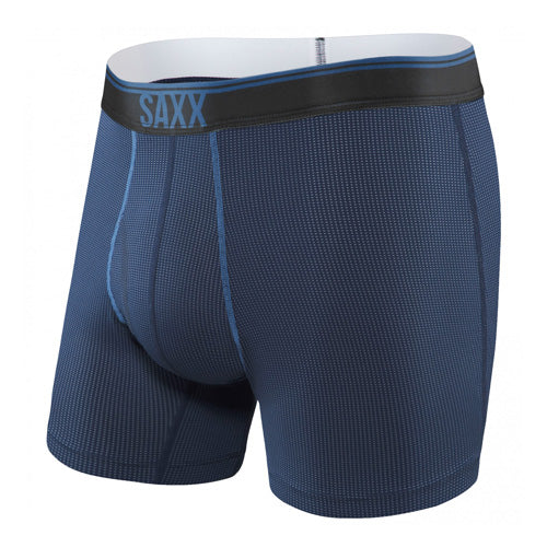 SAXX Quest Quick Dry Mesh Boxer Fly Brief - Midnight Blue