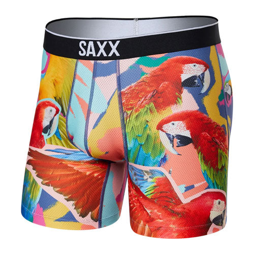 Saxx Volt Breathable Mesh Boxer Brief 1 Colour Parrot Isle Multi