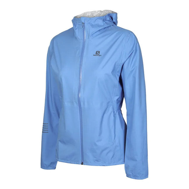 Salomon Lightning Womens Waterproof Jacket Colour Marina