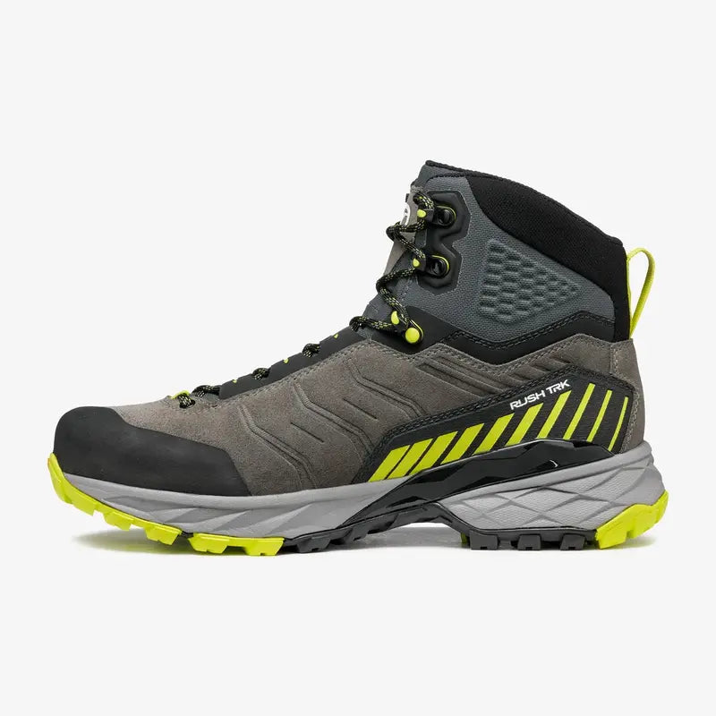 Scarpa Rush Trek GTX Mens Hiking Boot - Titanium/Lime