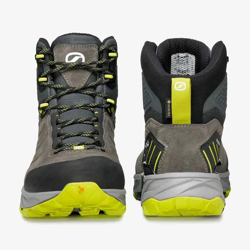 Scarpa Rush Trek GTX Mens Hiking Boot - Titanium/Lime