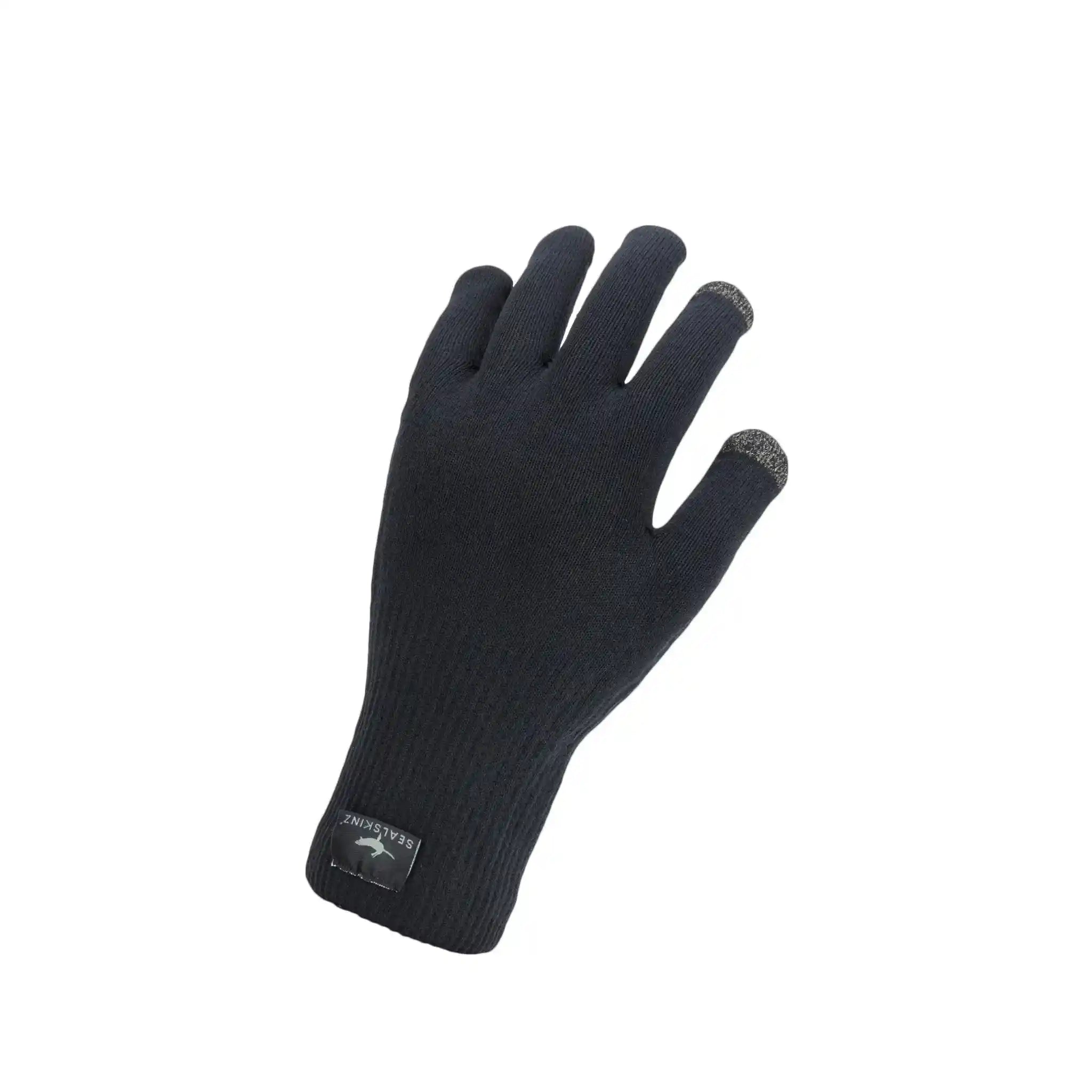 Sealskinz Waterproof All Weather Ultra Grip Knitted Glove Black Xl 1 Colour Black