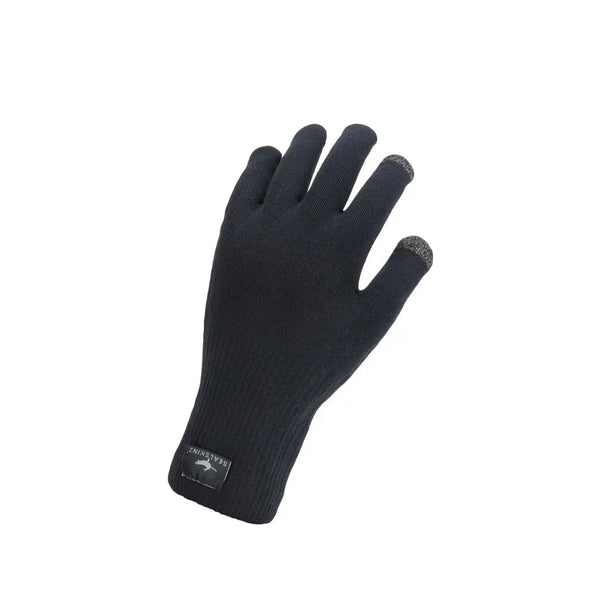SealSkinz Waterproof All Weather Ultra Grip Knitted Glove Black