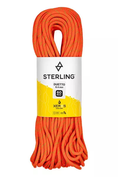 Sterling Duetto 8.4mm XEROS 60m Dynamic Climbing Rope