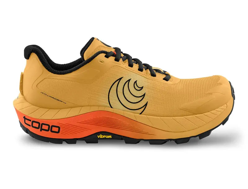 Topo Mountain Racer 4 Mens Trail Running Shoe - Mango/Black