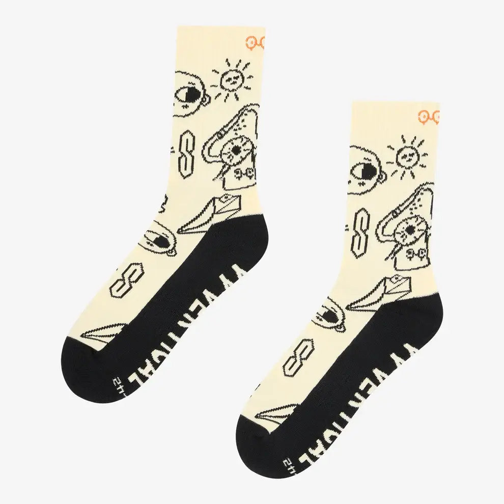 YY Vertical Climber Doodle Socks