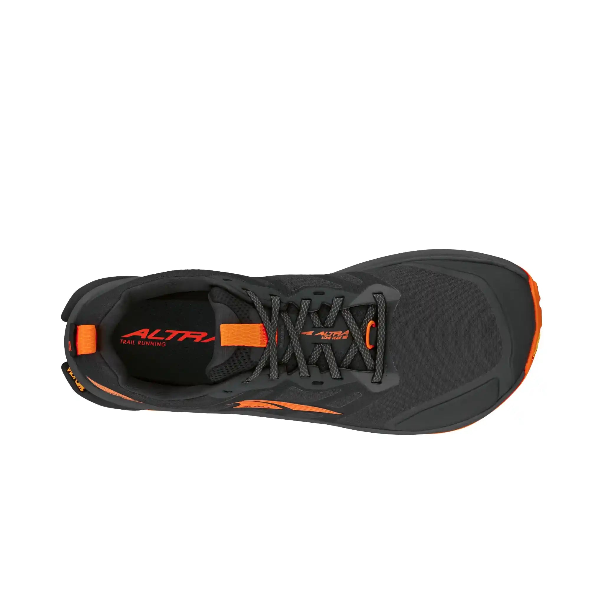 Altra Lone Peak 9+ Mens Trail Running Shoe - Black/Orange