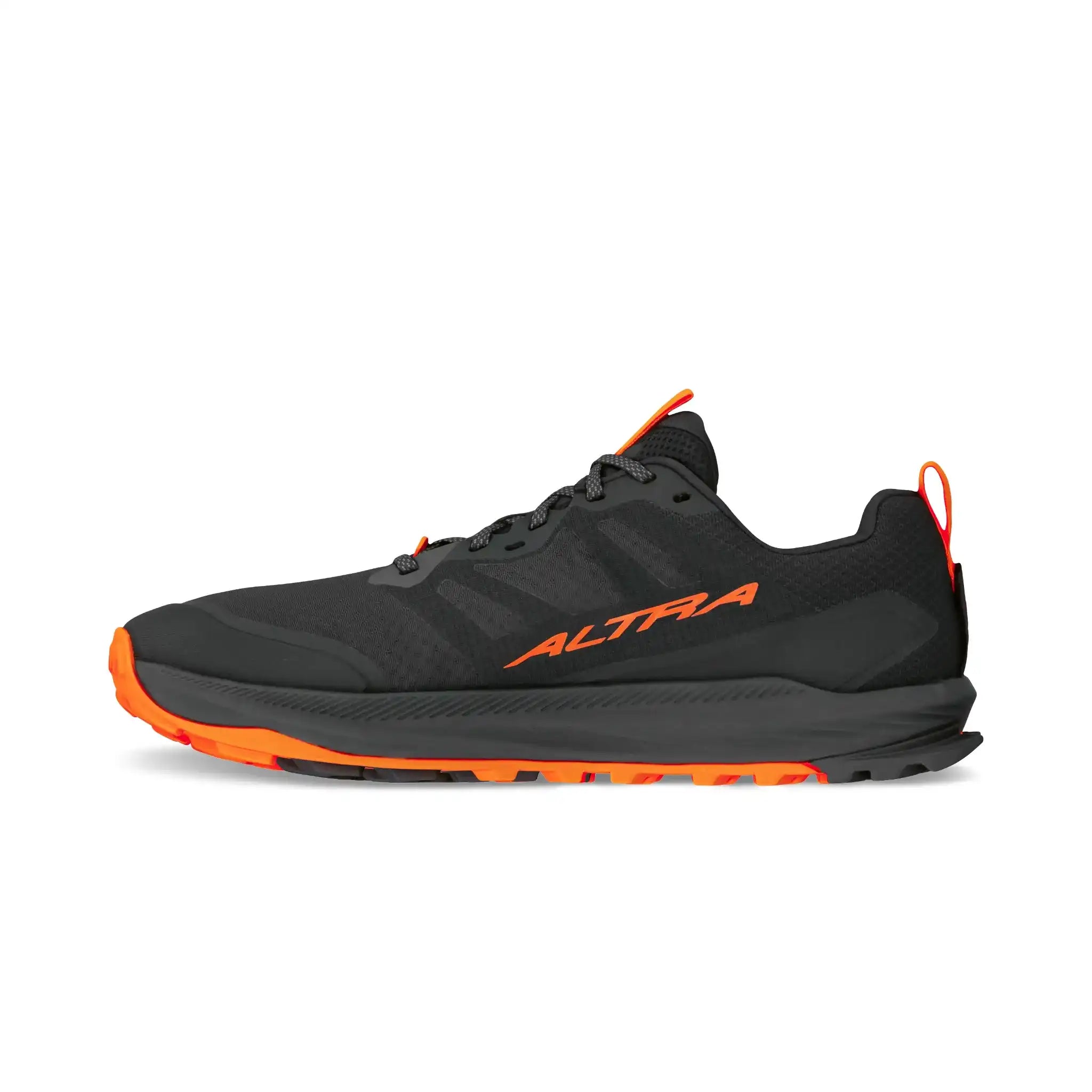 Altra Lone Peak 9+ Mens Trail Running Shoe - Black/Orange