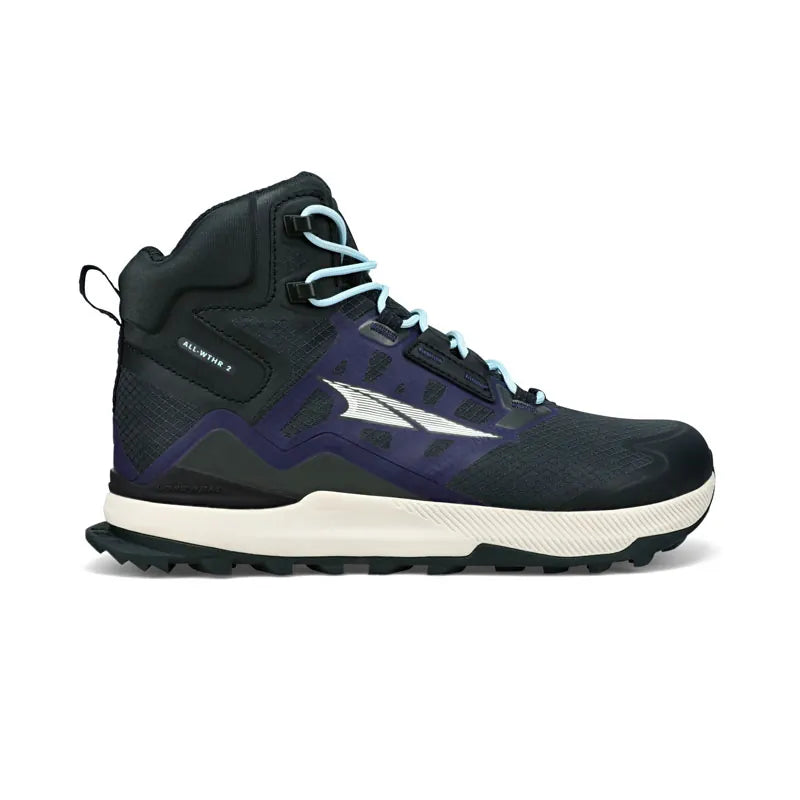 Altra Lone Peak All-Weather Mid 2 Womens Hiking Boot - Black Colour Black