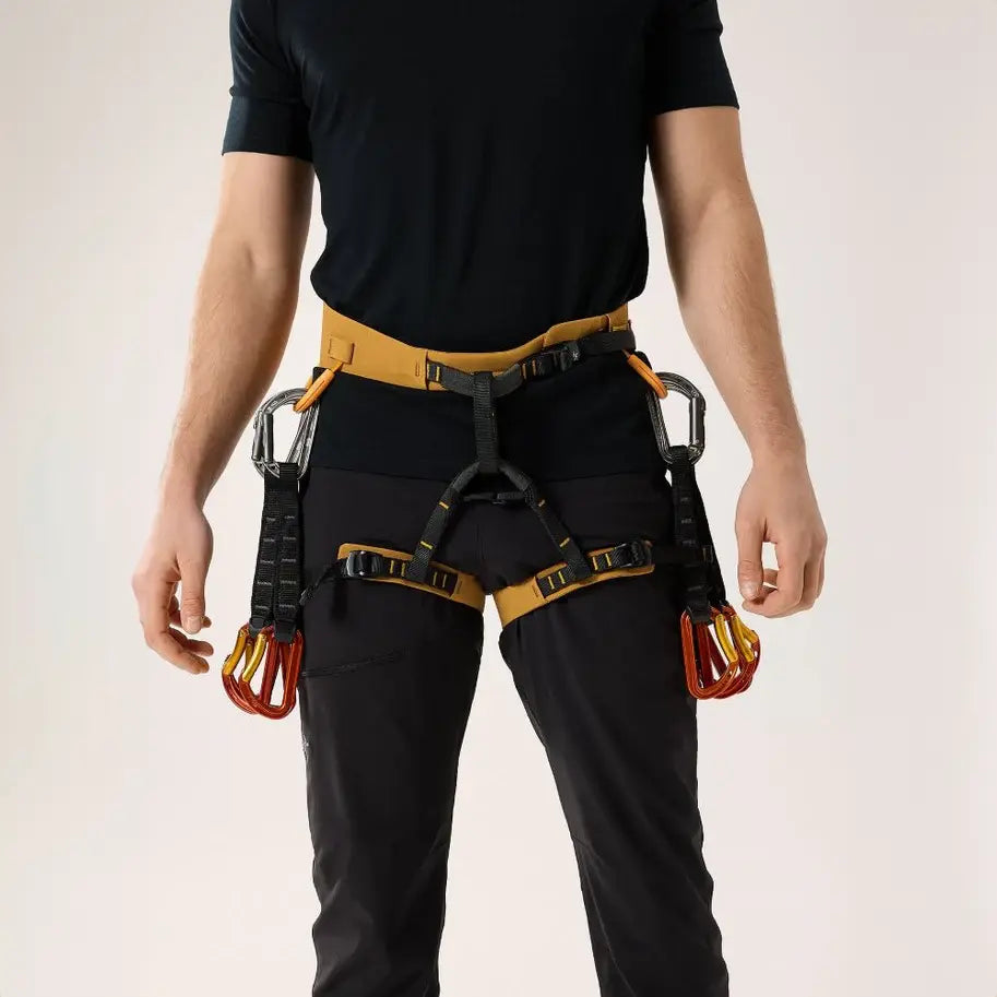 Arcteryx AR-395a Mens Climbing Harness - Yukon/Edziza