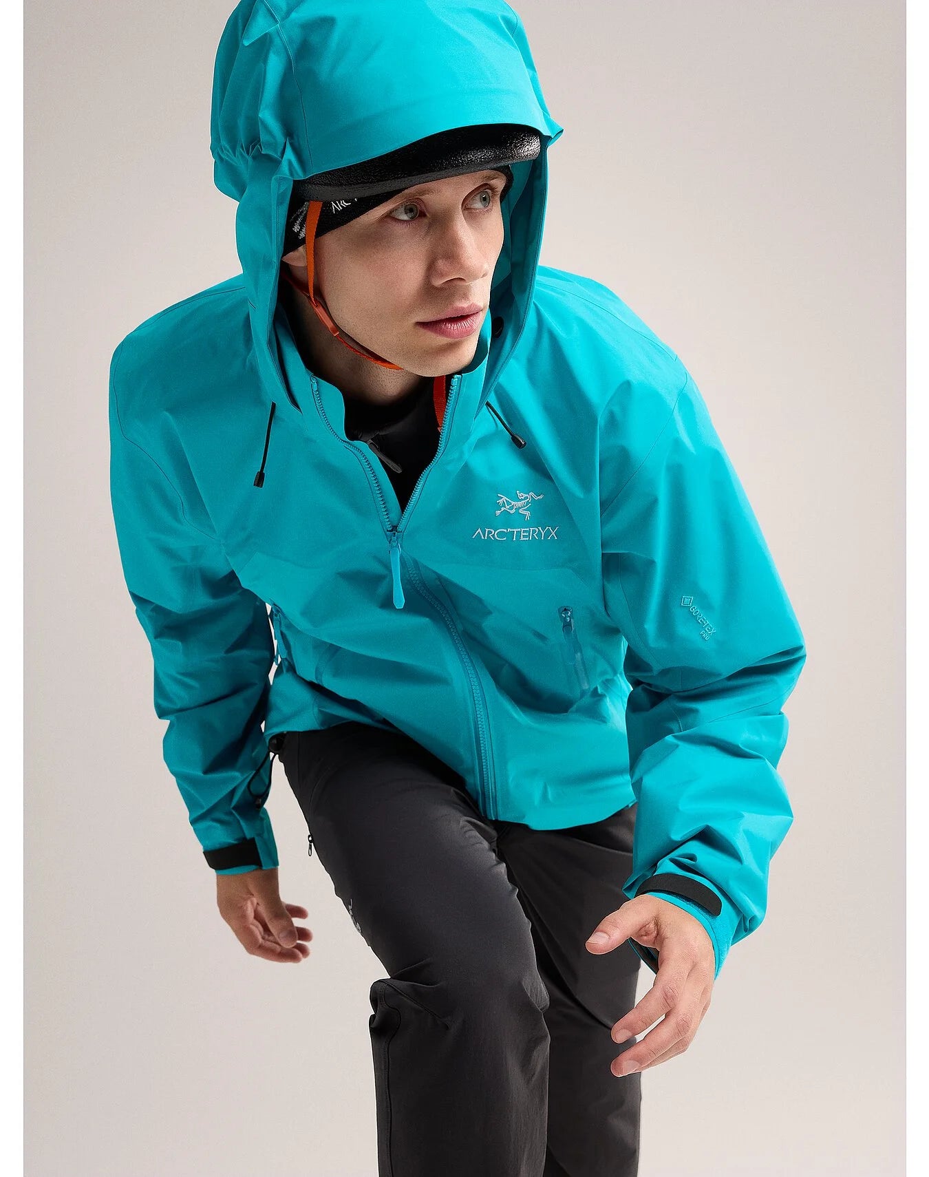 Arcteryx Beta AR Mens Hooded Jacket Blue Tetra