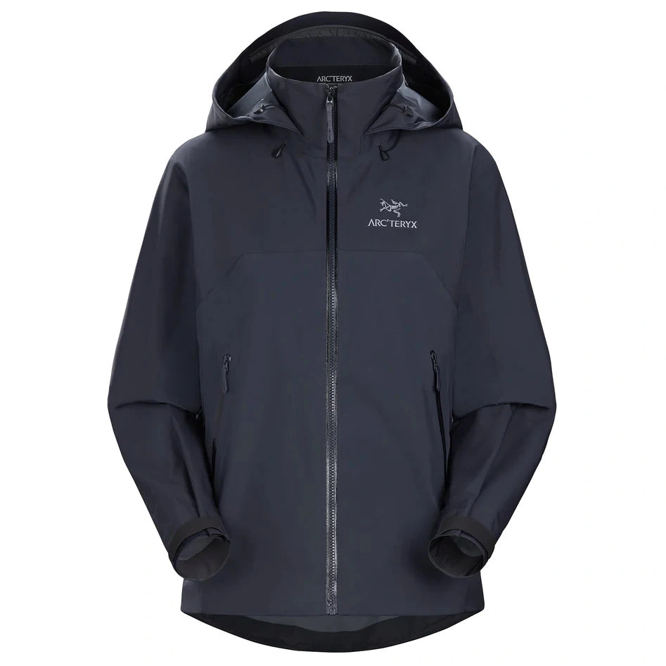 Arcteryx Beta Ar Womens Waterproof Hooded Jacket Colour Black Sapphire