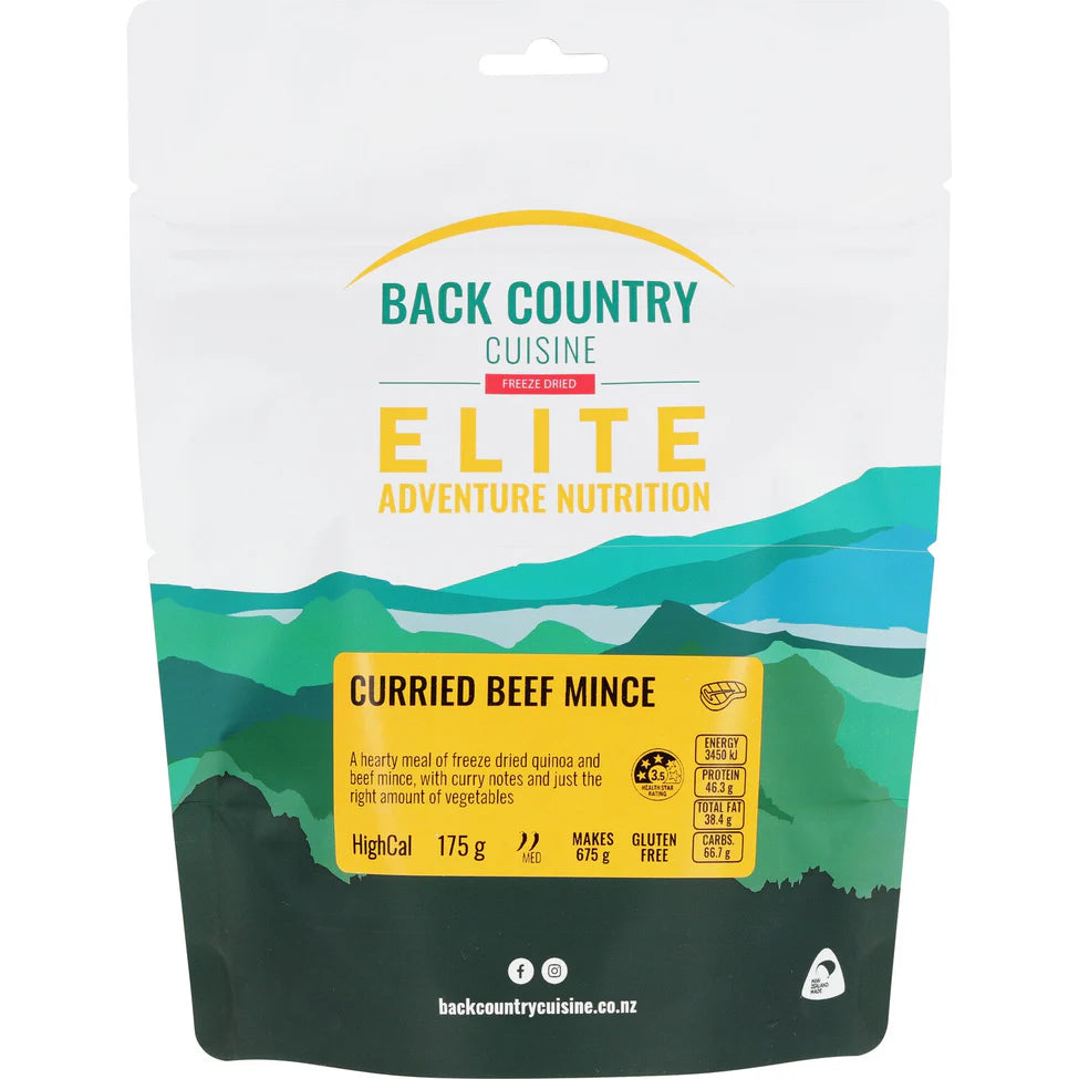 Back Country Cuisine Freeze Dried Food - Elite Curried Beef Mince