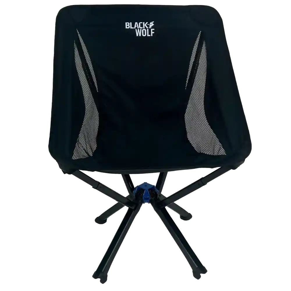 Black Wolf Quick Fold Lightweight Camp Chair