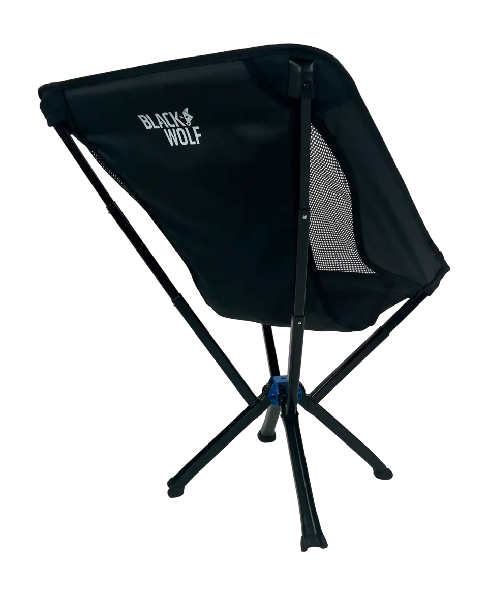 Black Wolf Quick Fold Lightweight Camp Chair