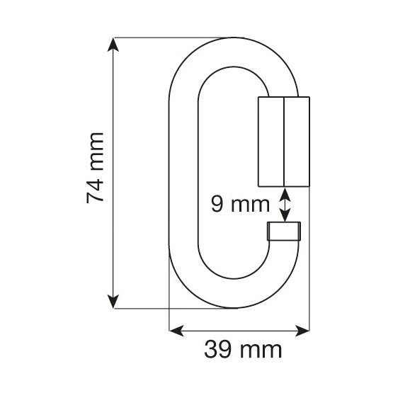 CAMP Stainless Steel Quick Link Maillon - 8mm