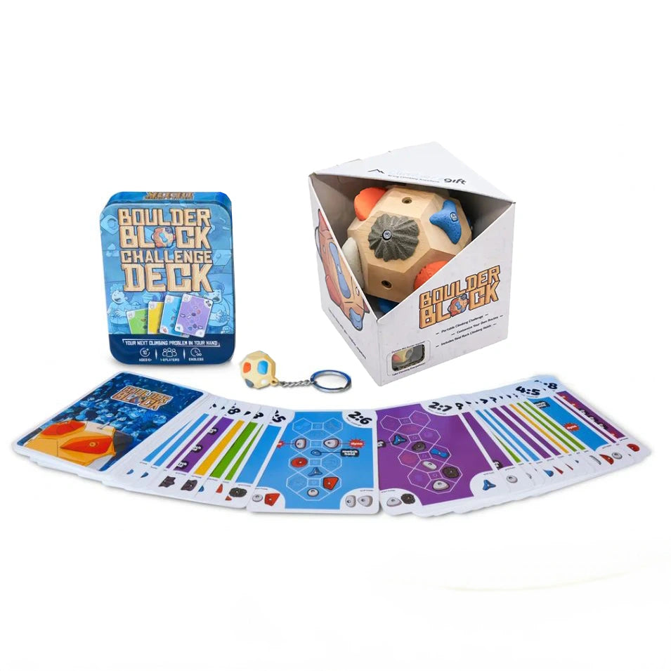 Climbers Gift Boulder Block & Challenge Deck Card Game