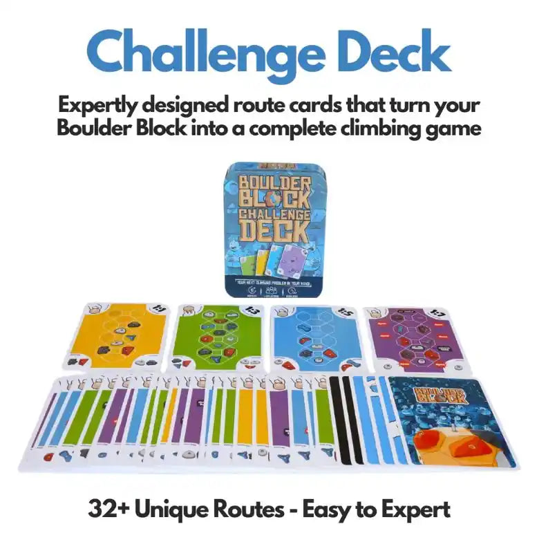 Climbers Gift Boulder Block & Challenge Deck Card Game
