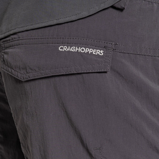 Craghoppers NosiLife Convertible II Mens Long Pant - Black Pepper