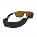 Croakies Basic Solid Sunglass Strap Black Colour Black