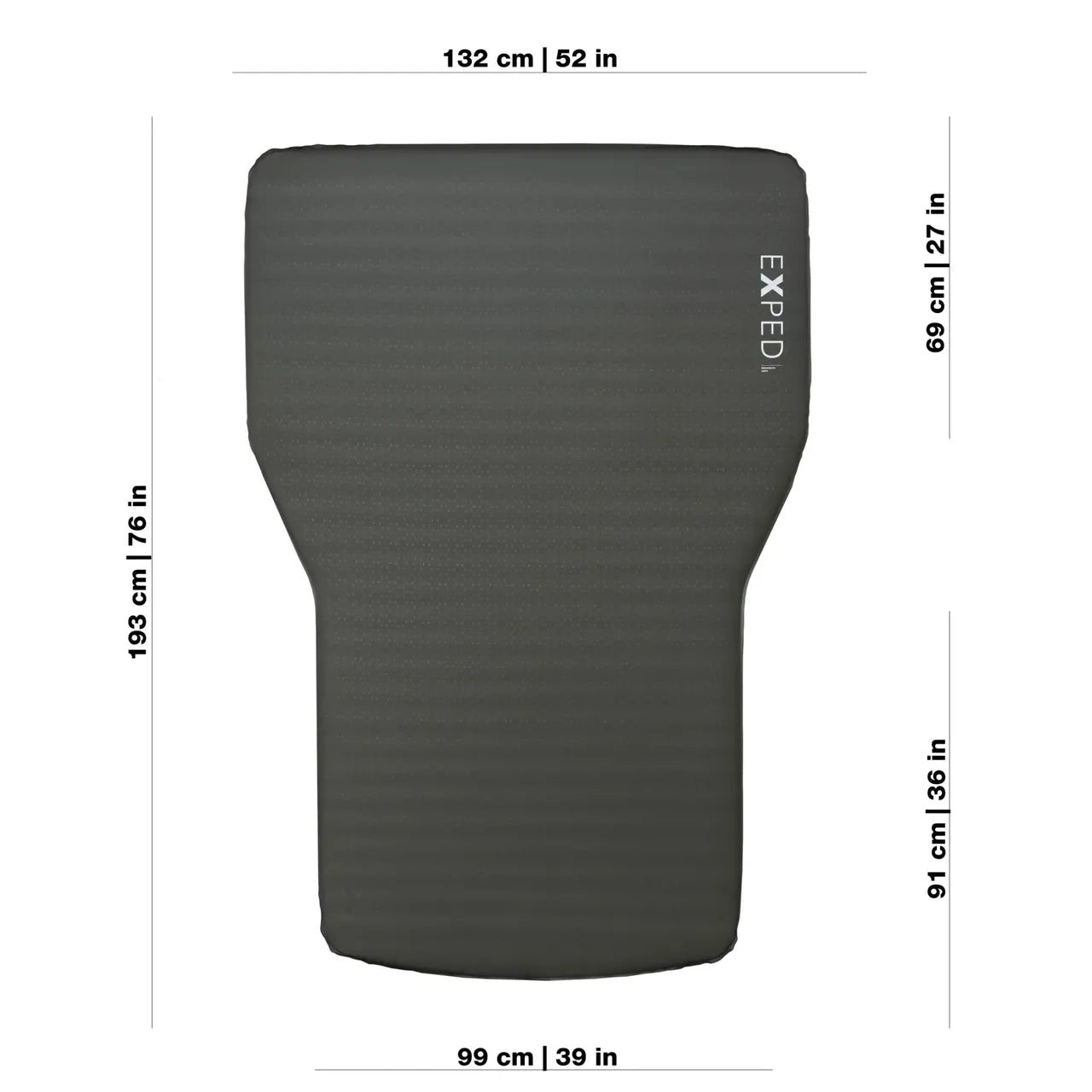 Exped MegaMat Duo 10 Auto Vehicle Sleeping Mat