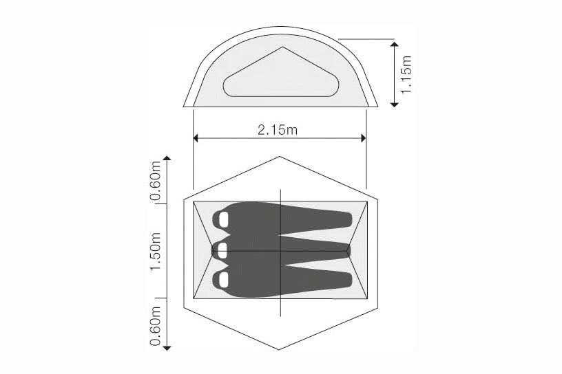 Exped Lyra III 3 Person Tent