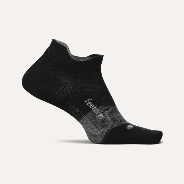 Feetures Elite Ultra Light Cushion No Show Tab Socks Colour Black