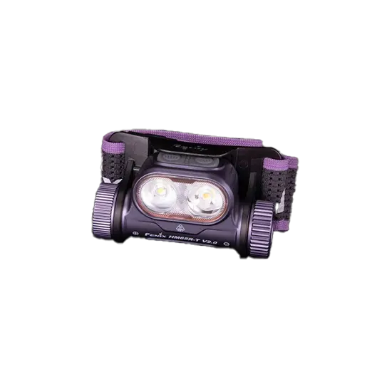 Fenix HM65R-T V2.0 Rechargable Headlamp - Dark Purple