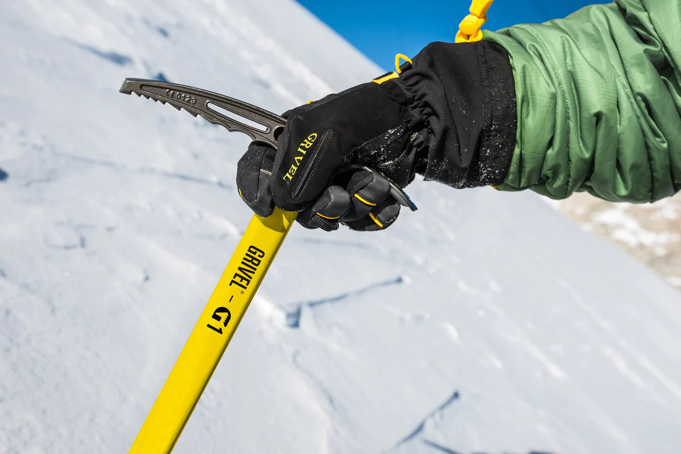 Givel G1 with Long Evo Mounatineering Ice Axe