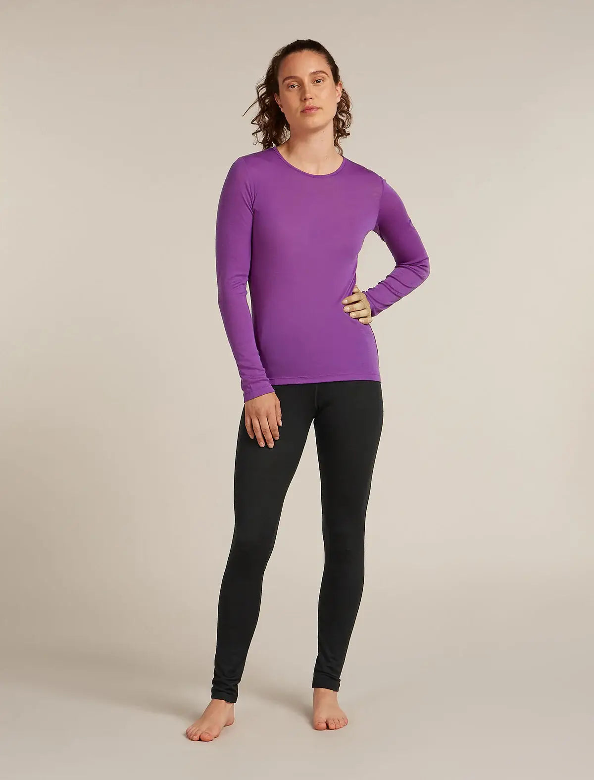 Icebreaker Merino 200 Oasis High Rise Womens Thermal Leggings