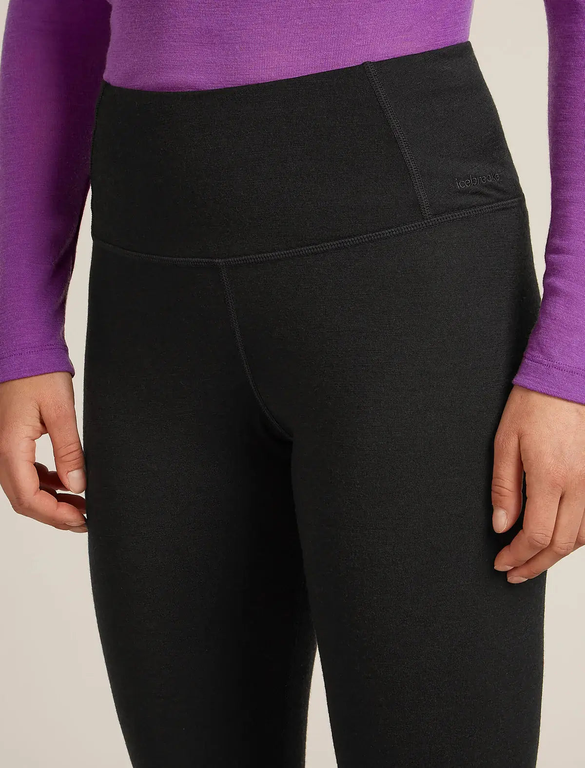 Icebreaker Merino 200 Oasis High Rise Womens Thermal Leggings