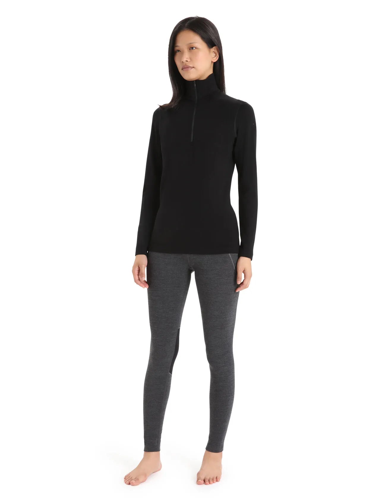 Icebreaker 260 Tech Long Sleeve Half Zip Womens Thermal Top