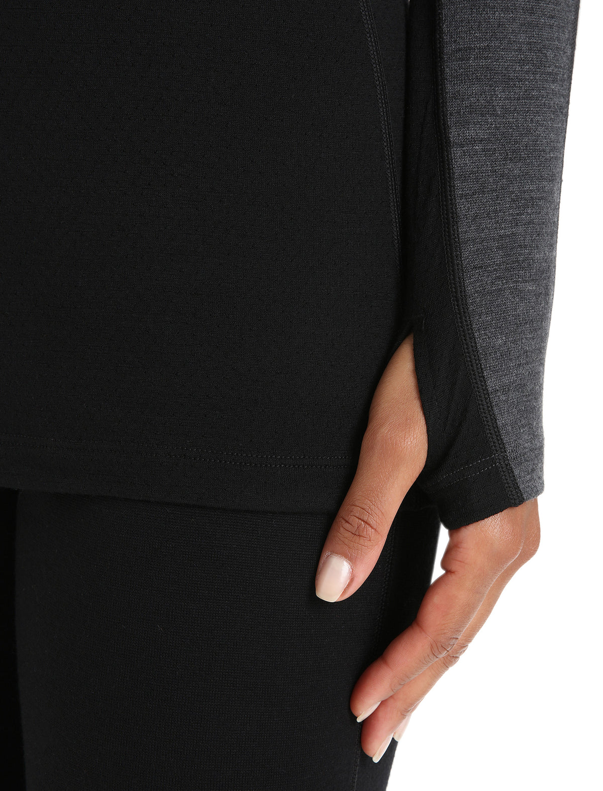 Icebreaker 260 ZoneKnit Long Sleeve Crew Womens Thermal Top