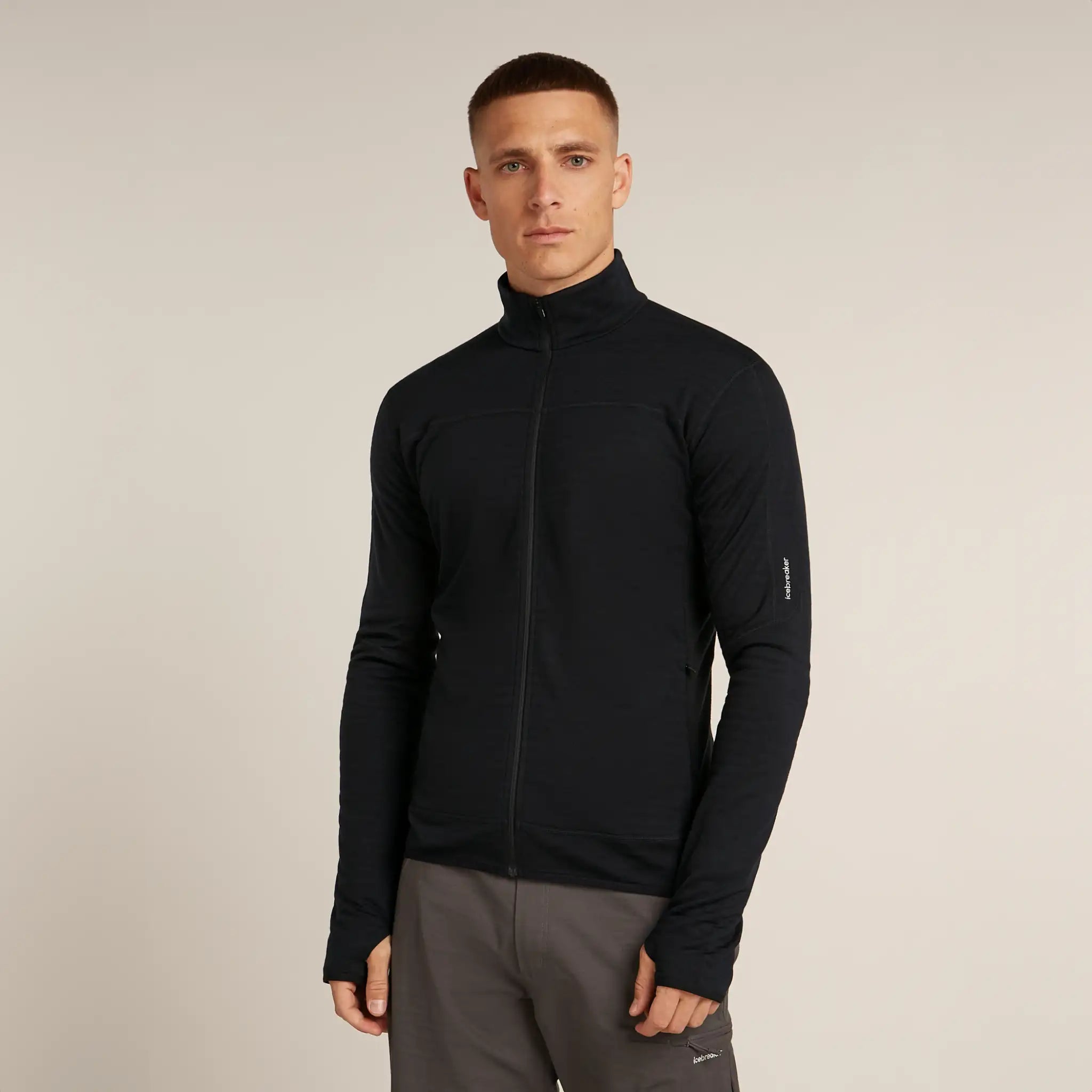 Icebreaker Merino Blend 300 RealFleece Descender Mens Jacket